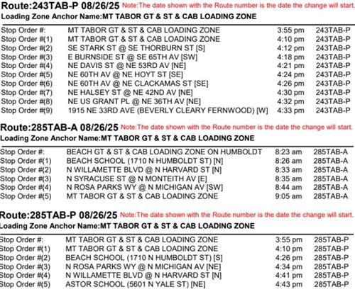 MTMS 25-26 Fall bus route